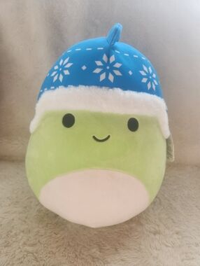 12" Danny the Dinosaur Squishmallow Christmas Winter Squad NWT
